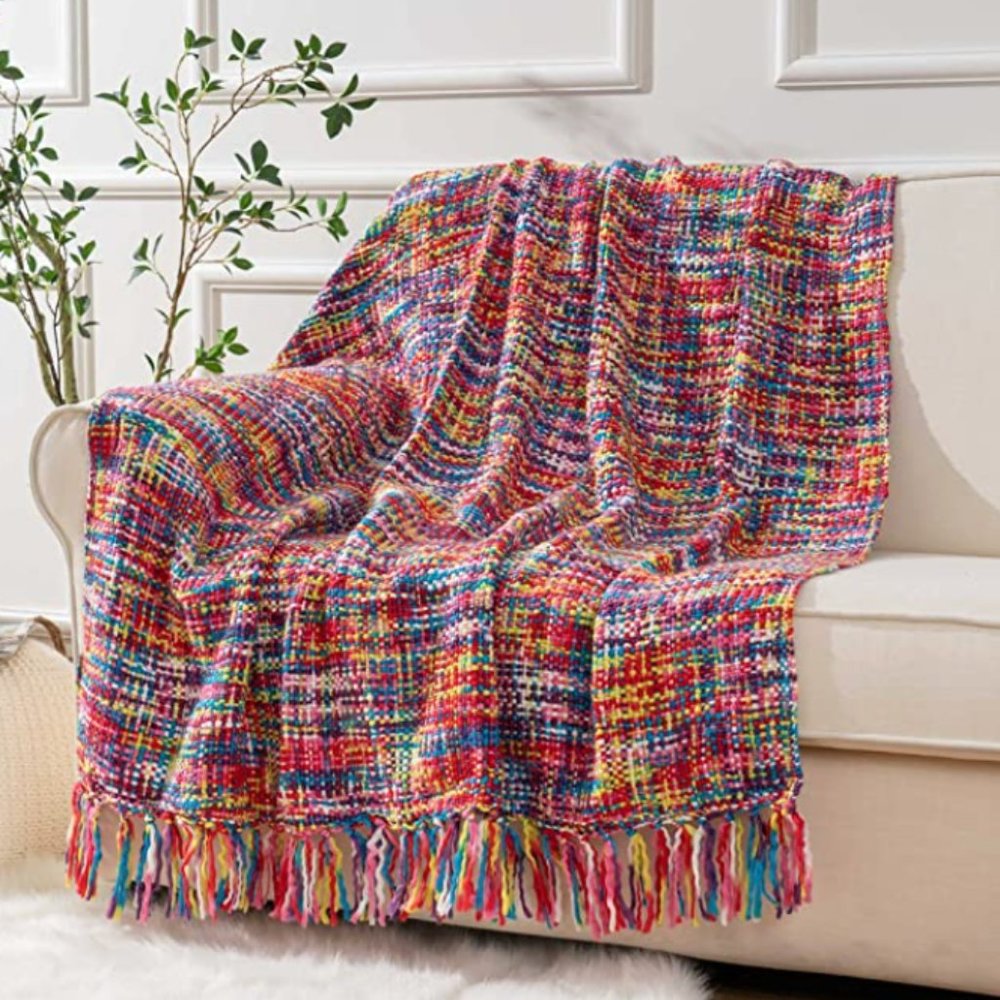 Boho Fall  Cozy Throw Blanket